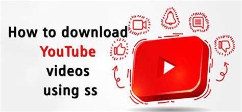 add ss to download youtube.